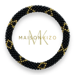 Bracelet népalais Noir, doré