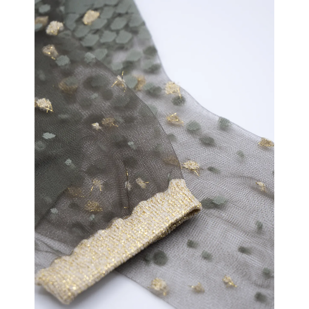 Chaussettes transparentes Nakameguro Champagne