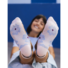 Chaussettes transparentes Murano Mauve