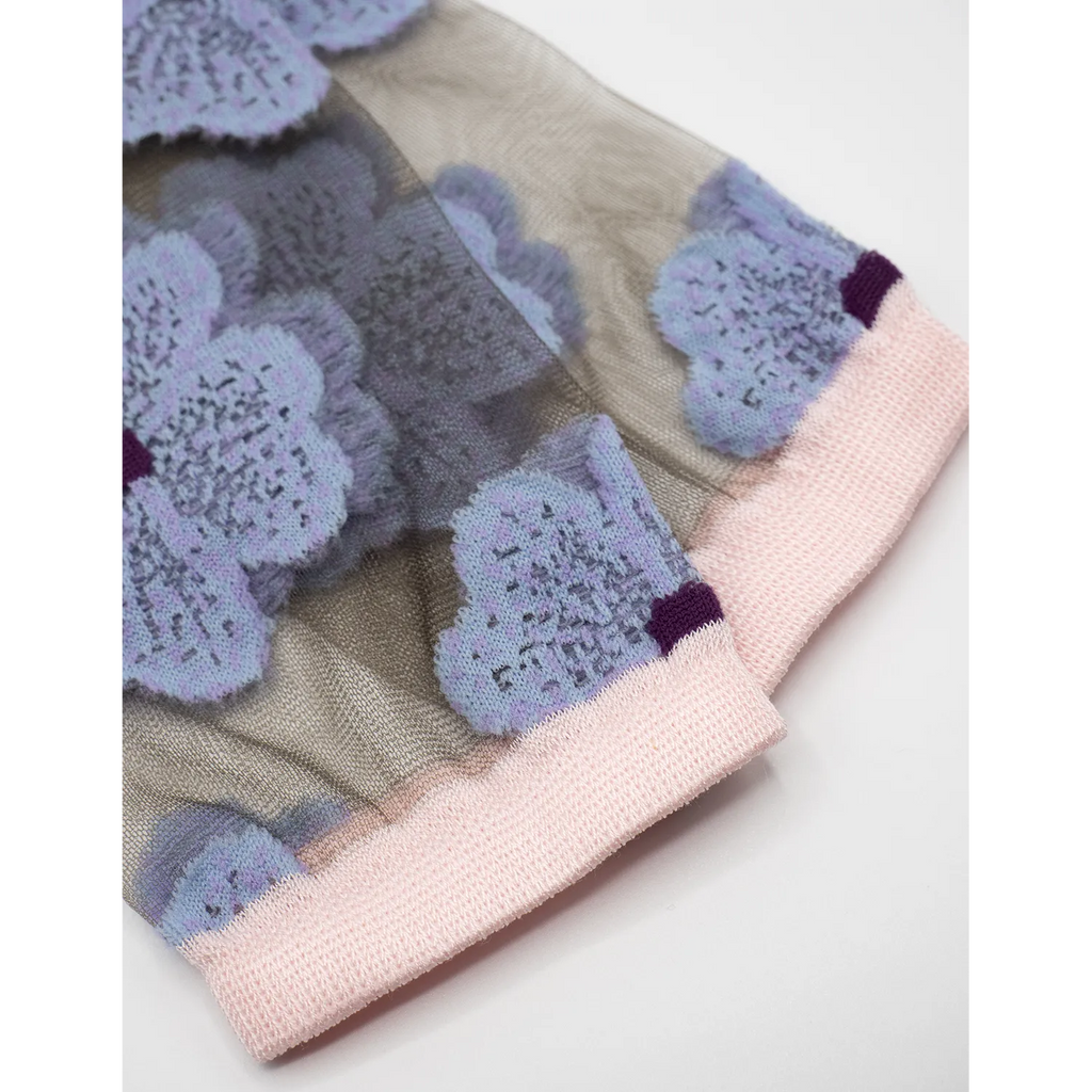 Chaussettes transparentes Murano Mauve