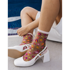 Chaussettes transparentes Horseshoe Bend Pink