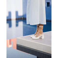Chaussettes transparentes Les Alpes Pastel