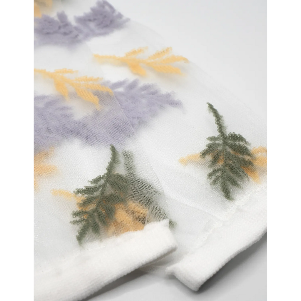 Chaussettes transparentes Les Alpes Pastel