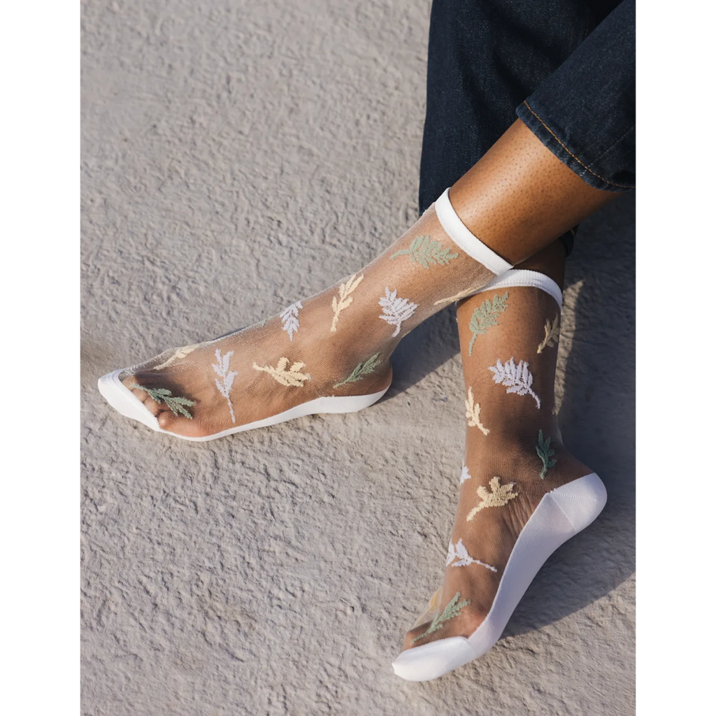 Chaussettes transparentes Les Alpes Pastel