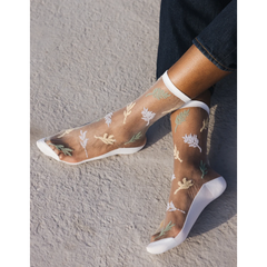 Chaussettes transparentes Les Alpes Pastel