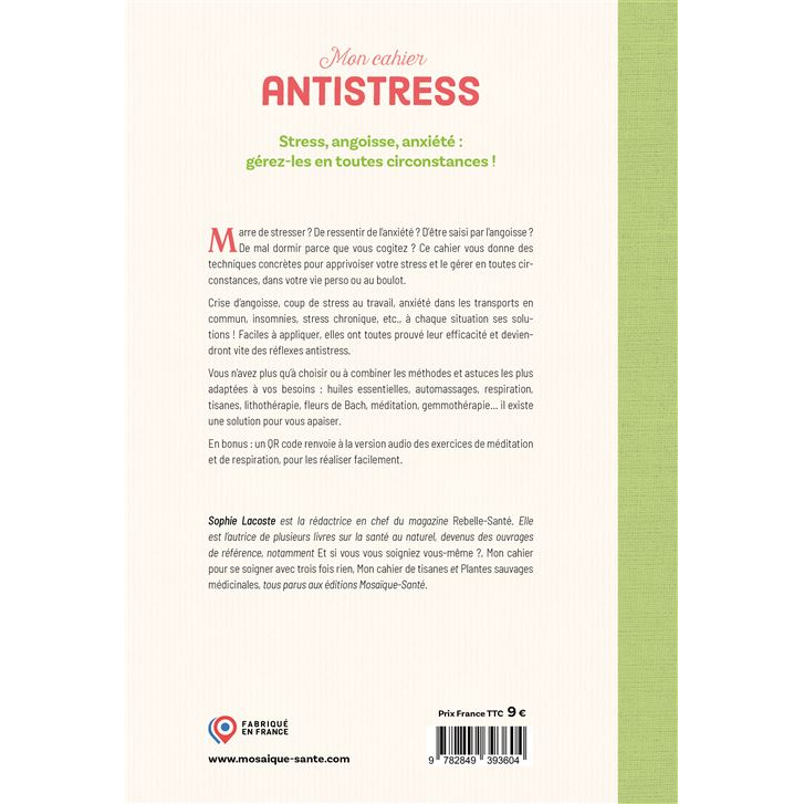 Mon cahier antistress