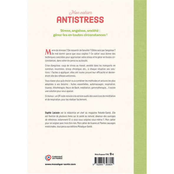 Mon cahier antistress