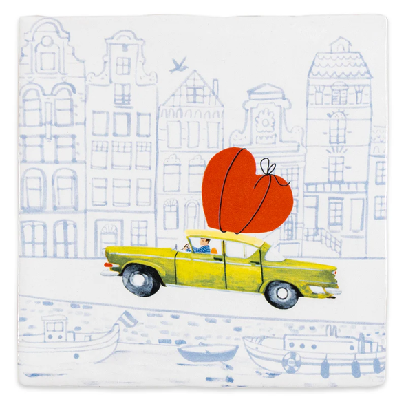 Carreau de céramique - Love is on the way