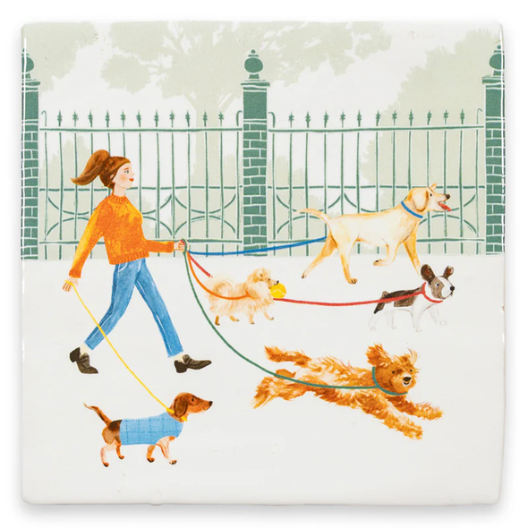 Carreau de céramique - Who let the dog out?