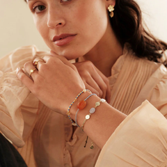 Bracelet citrine éclatante
