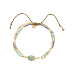 Bracelet aventurine brillante