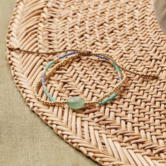 Bracelet aventurine brillante