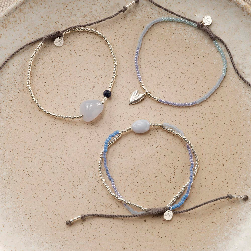 Bracelet en pierre de lune porte-bonheur