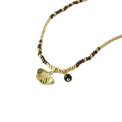 Collier en onyx noir