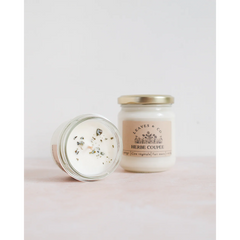 Bougie parfumée artisanale cire végétale - Herbe coupée