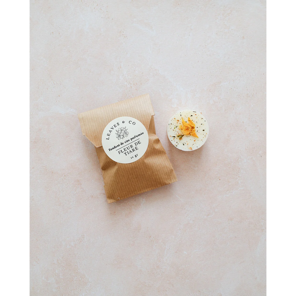Fondants de cire - Fleur de tiaré