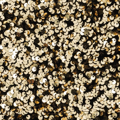 Sac banane à langer à sequins - Doré