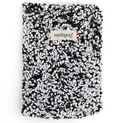 Housse carnet de santé à sequins - Argenté