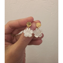 Boucles d'oreilles Mila avec médaille