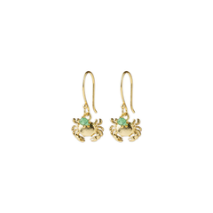 Boucles d'oreilles Crabe - Aventurine