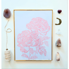 Tableau Pivoines