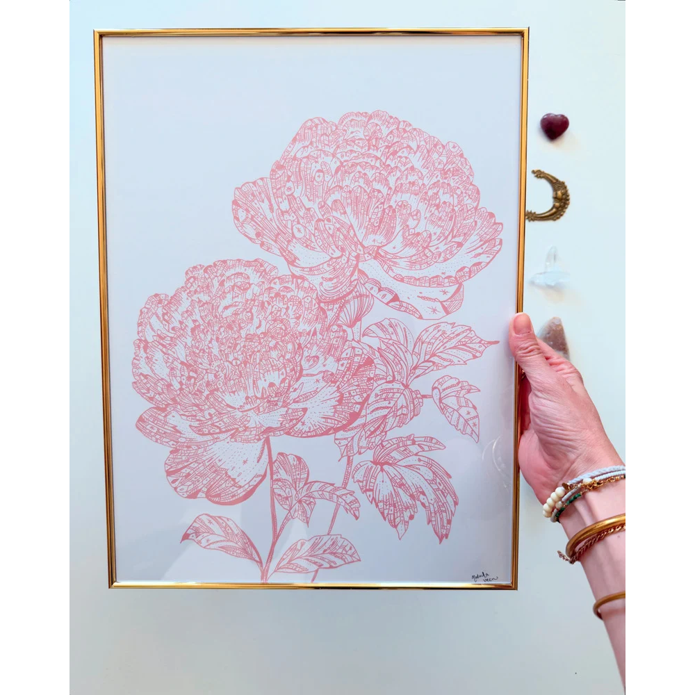 Tableau Pivoines