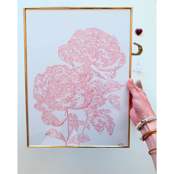 Tableau Pivoines