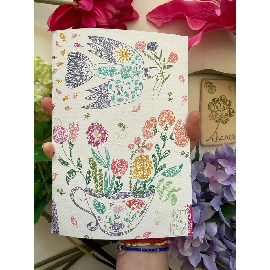 Cahier "Oiseau printanier"