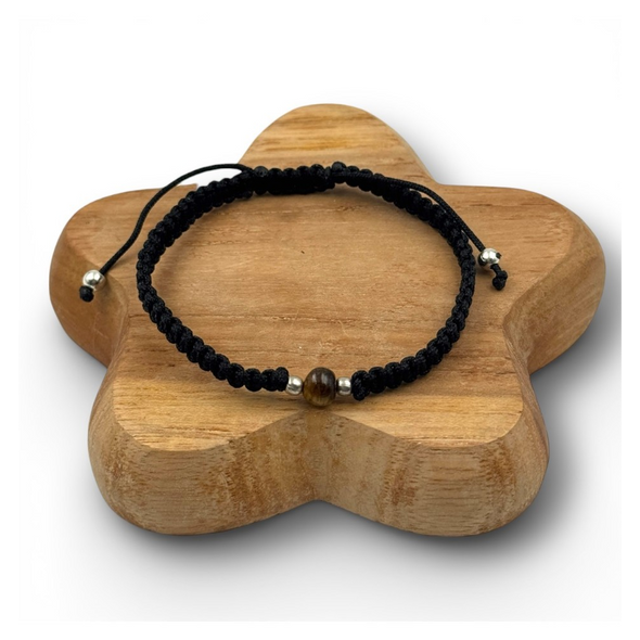 Bracelet homme tissé - Noir