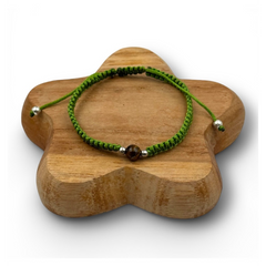 Bracelet homme tissé - Vert