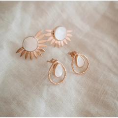 Boucles d'oreilles Ira doré