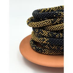 Bracelet népalais Noir, or