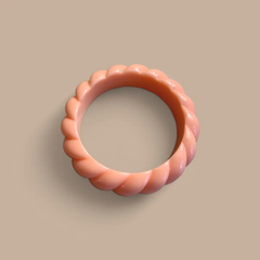 Jonc corail torsadé