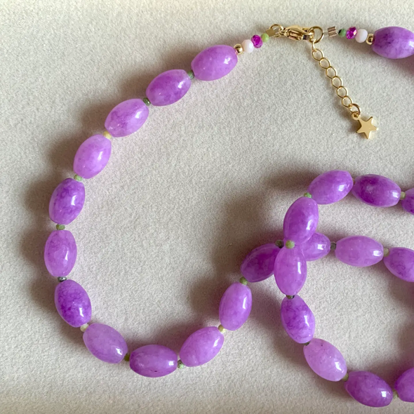 Collier Noée Lilas