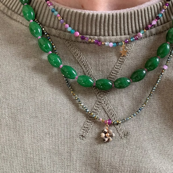Collier Noée Vert foncé