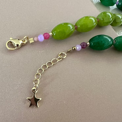 Collier Noée Vert foncé