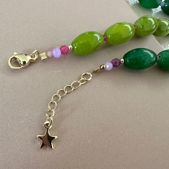 Collier Noée Vert foncé