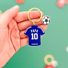 Porte-clés Maillot de foot Papa - Equipe de France