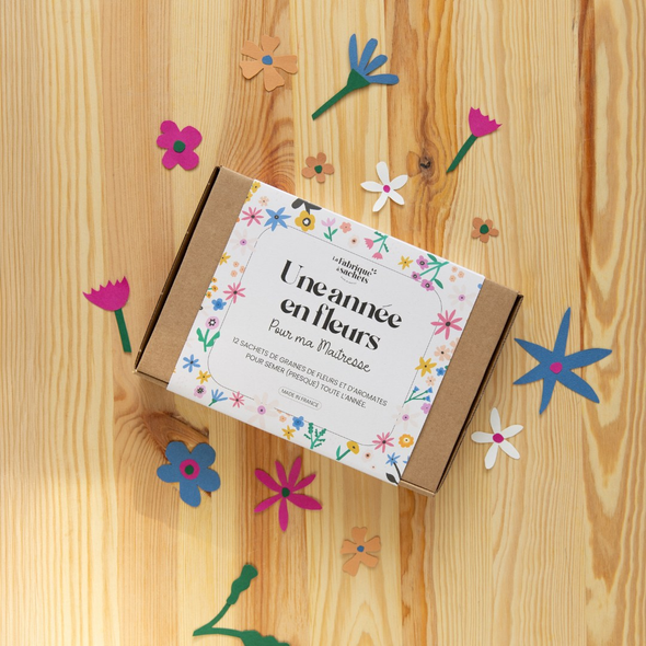 Coffret - Une année en fleurs pour ma maîtresse