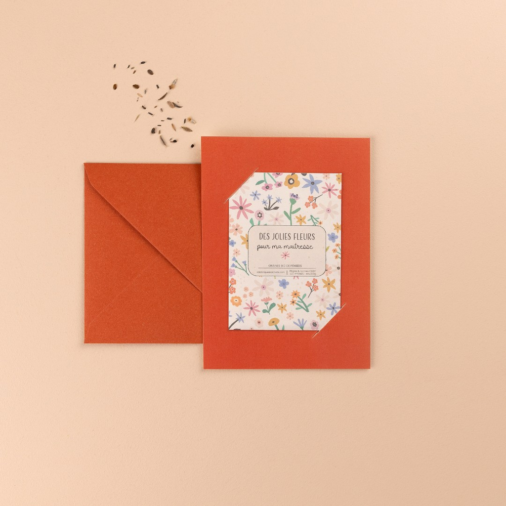 Coffret - Une année en fleurs pour ma maîtresse