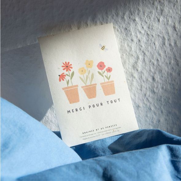 Sachet de graines - Merci pour tout