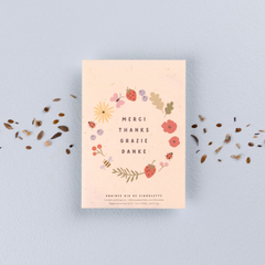 Sachet de graines - Merci Thanks Grazie Danke