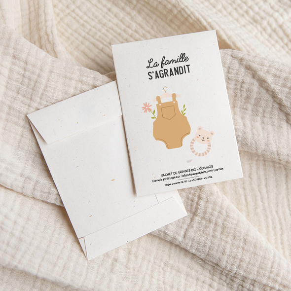 Sachet de graines - La famille s'agrandit !
