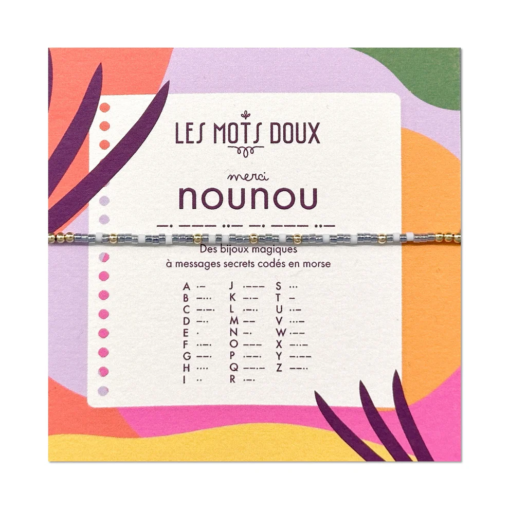 Bracelet morse "Nounou"