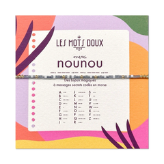 Bracelet morse "Nounou"