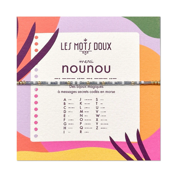 Bracelet morse "Nounou"