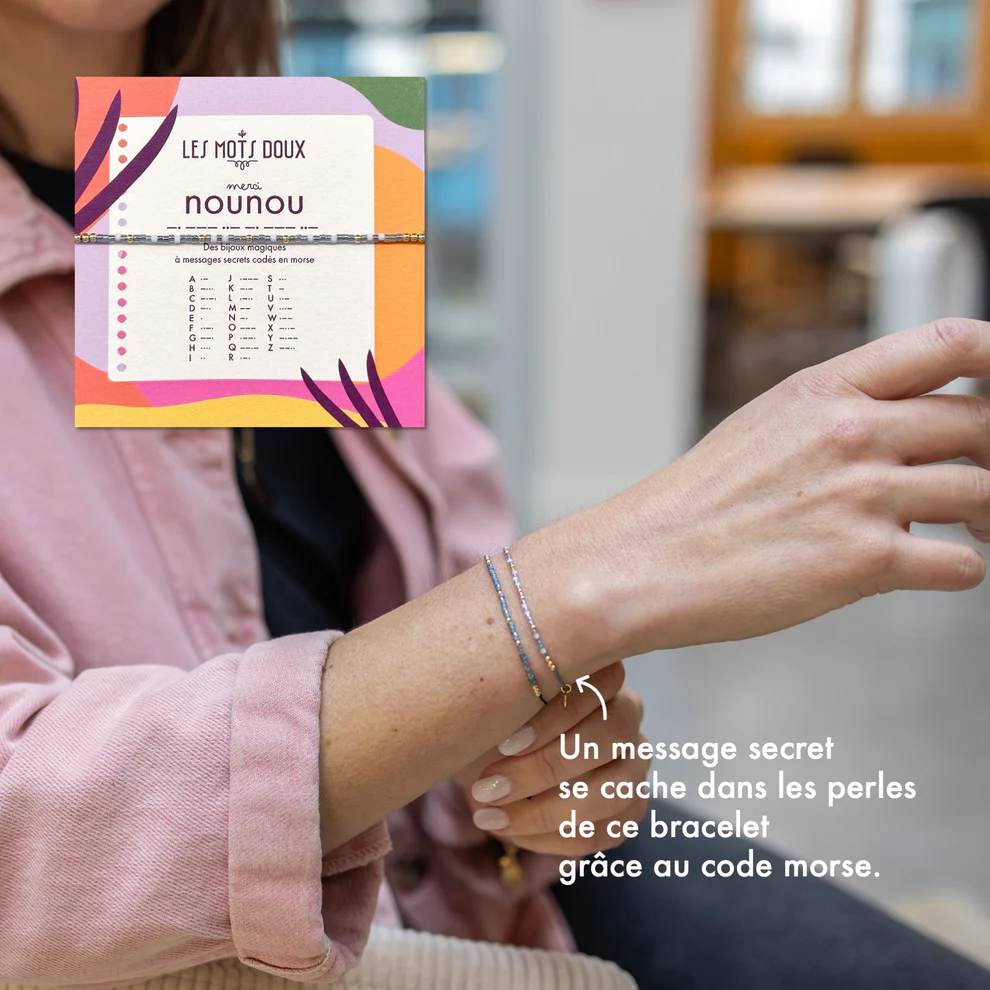 Bracelet morse "Nounou"