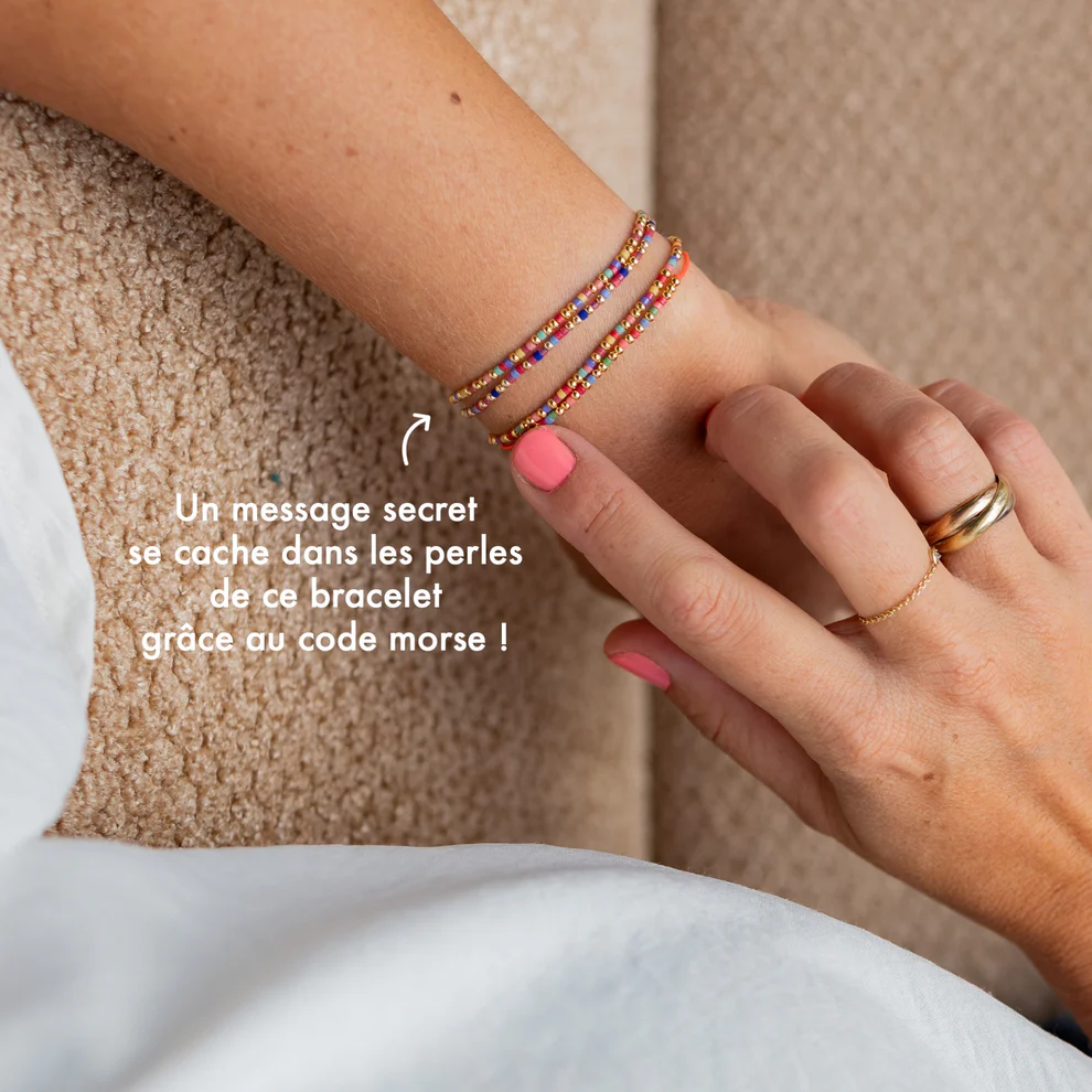 Bracelet code morse "You are special to me"