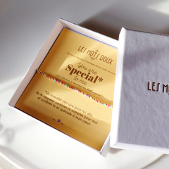 Bracelet code morse "You are special to me"