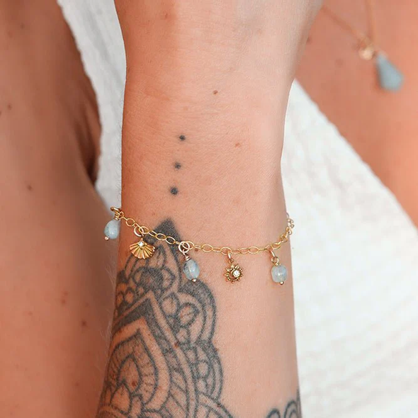 YELEN | Bracelet Aigue-marine